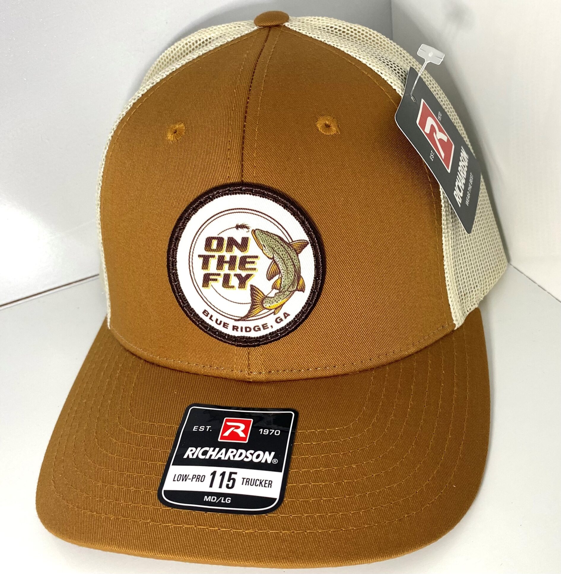 Richardson 115 Low Profile Trucker Hat with OTF Logo  On The Fly  Excursions - Fly Fishing in North Georgia