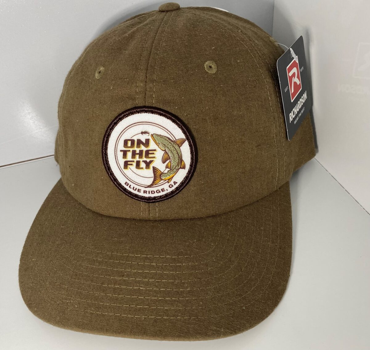 Richardson 252 Hat with OTF logo in Chocolate Chip | On The Fly ...